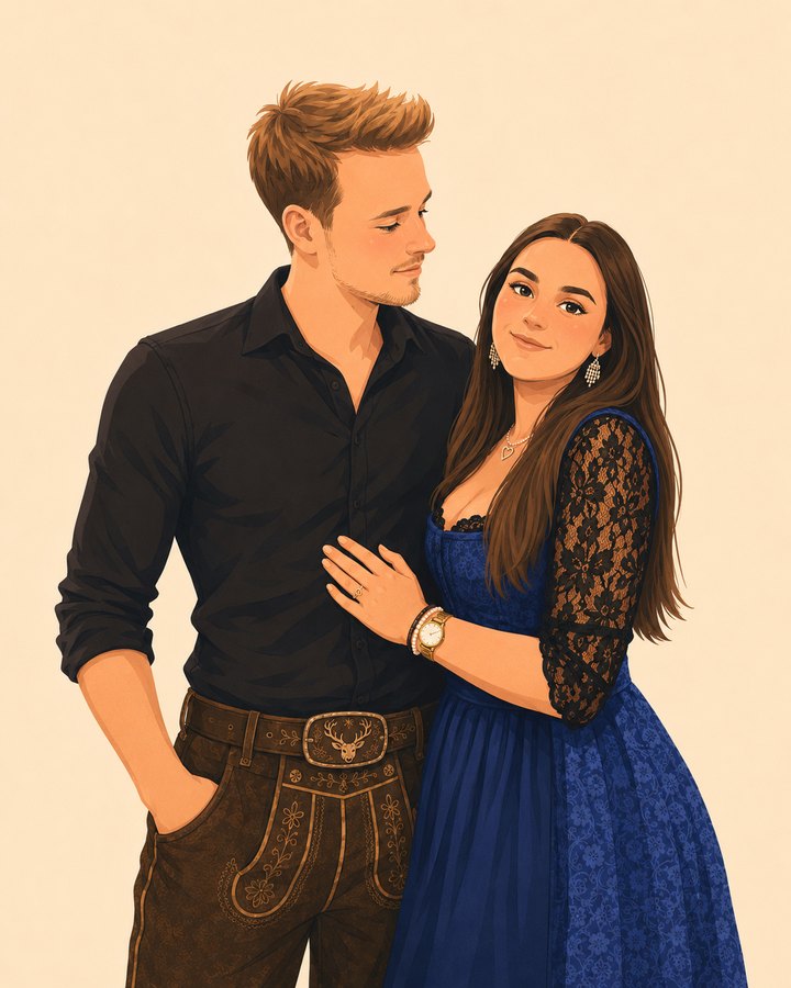 illustration von elena und julian